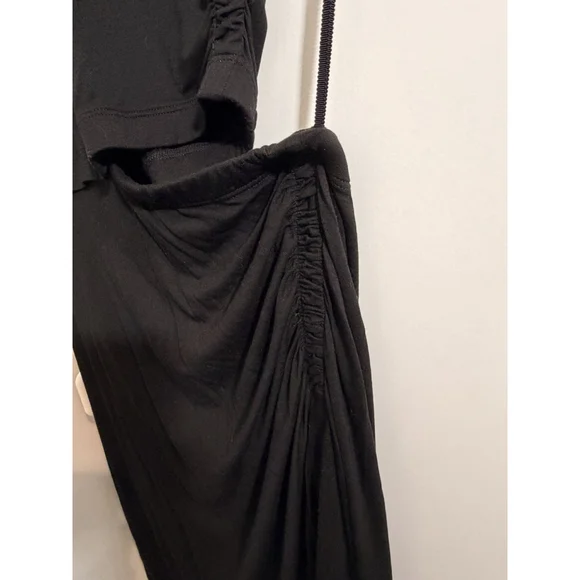 A.L.C. NWT Jaxon Black Side Cut Out Maxi Dress Large Bodycon Sleeveless Sexy - Picture 7 of 14